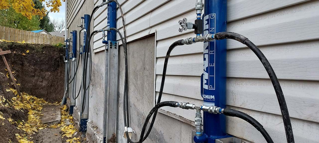 Residential concrete lifting job by Poly-Lift
