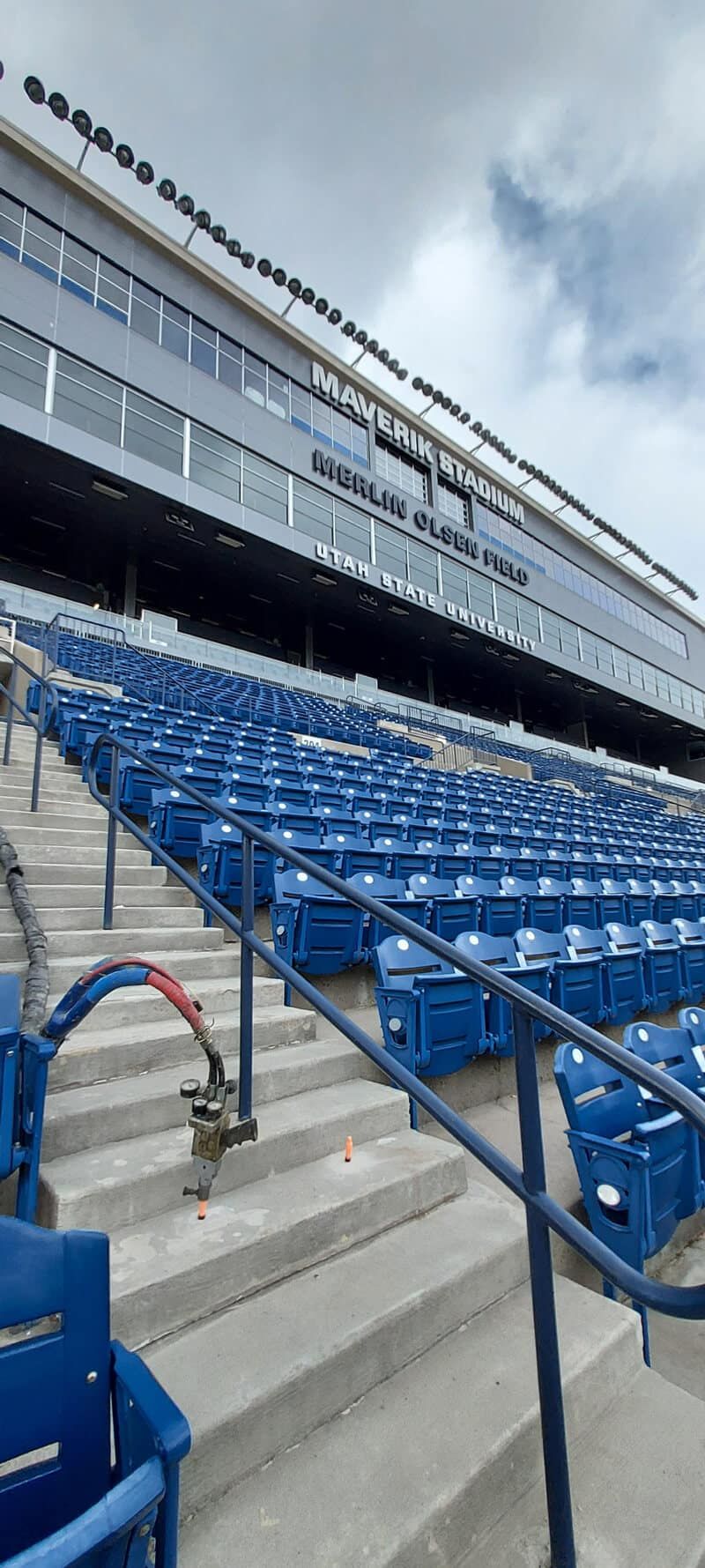 Concrete and foundation work at Utah Stadium