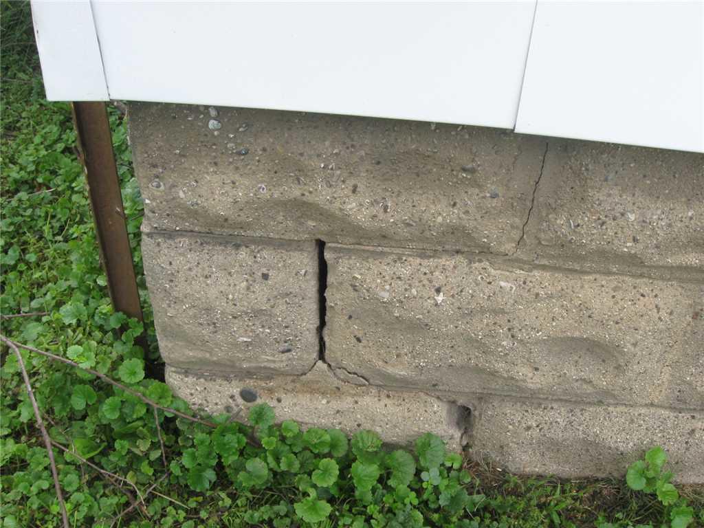 Stair Step Cracks Along Brick Lines